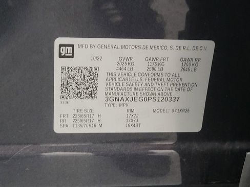 Used 2023 Chevrolet Equinox LT w/ LPO, Floor Liner Package FWD image 33