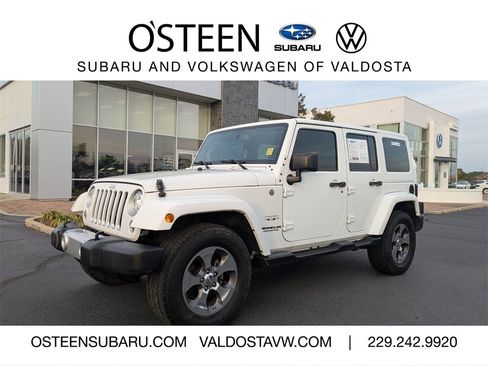 Used 2017 Jeep Wrangler Unlimited Sahara w/ Max Tow Package image 1