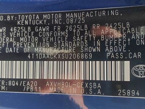 New 2025 Toyota Camry SE image 24