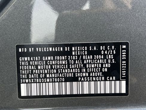 Used 2025 Volkswagen Jetta S FWD image 35