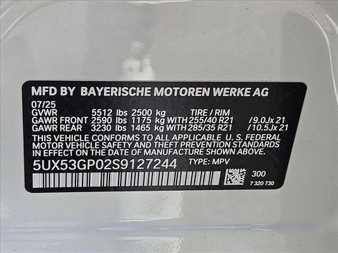 New 2025 BMW X3 xDrive30i w/ M Sport Package image 18