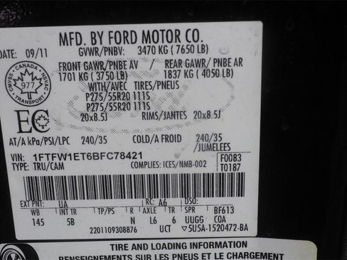 Used 2011 Ford F150 FX4 w/ FX Luxury Pkg image 31