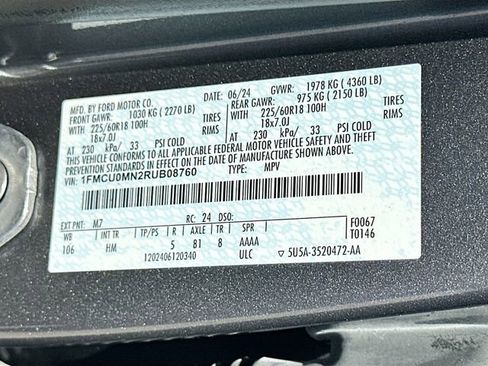 Used 2024 Ford Escape ST-Line w/ Tech Pack #1 FWD image 31
