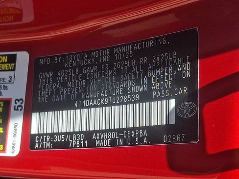 Used 2026 Toyota Camry XSE w/ Premium Plus Package FWD image 27