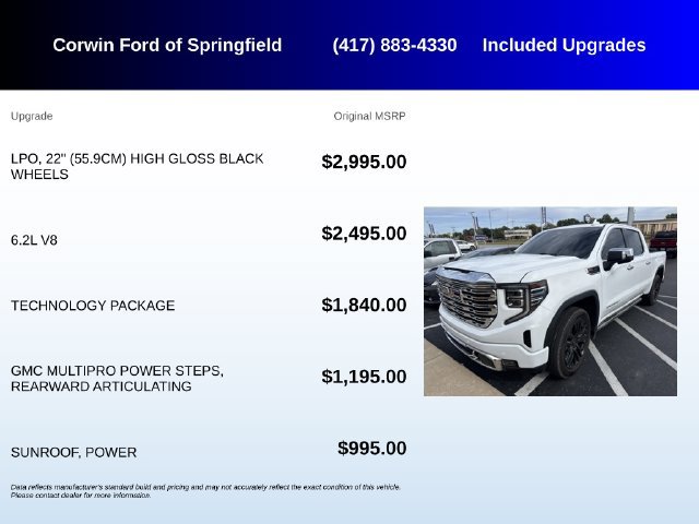 Used 2023 GMC Sierra 1500 Denali w/ Technology Package AWD/4WD image 5