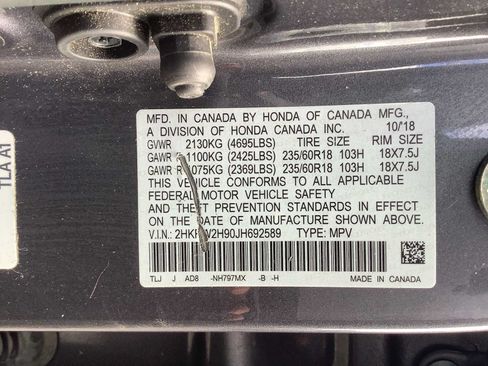 Used 2018 Honda CR-V Touring image 10