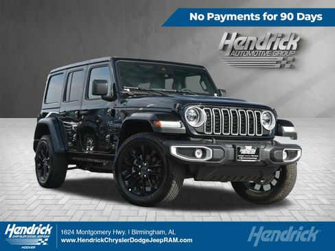 Used 2025 Jeep Wrangler Unlimited Sahara w/ Safety Group AWD/4WD image 1