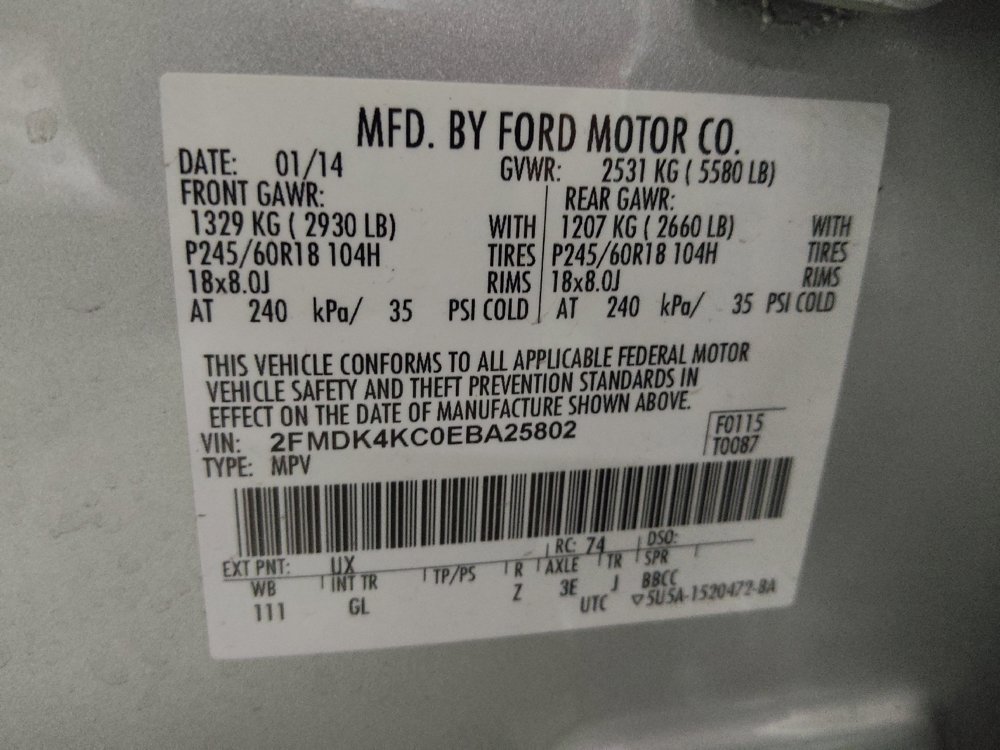 Used 2014 Ford Edge Limited w/ Equipment Group 302A AWD/4WD image 33