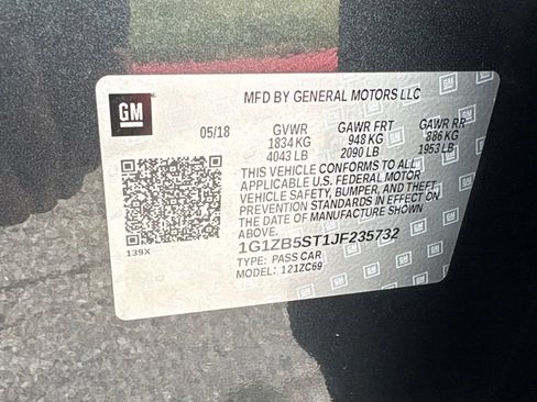 Used 2018 Chevrolet Malibu LS w/ LPO, Convenience Package 1 FWD image 21