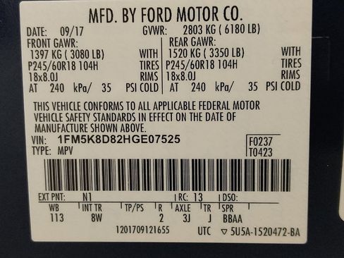 Used 2017 Ford Explorer XLT AWD/4WD image 33