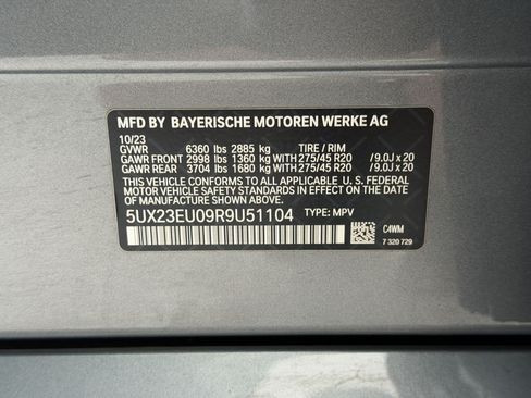 Certified 2024 BMW X5 xDrive40i w/ M Sport Package AWD/4WD image 25