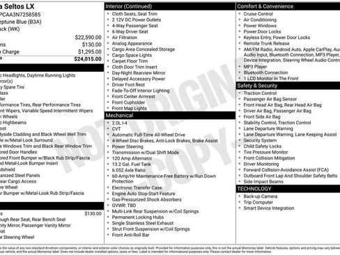 Used 2022 Kia Seltos LX image 14