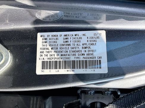 Used 2012 Honda Accord EX-L image 3