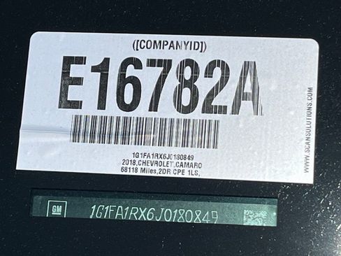 Used 2018 Chevrolet Camaro LS RWD image 20