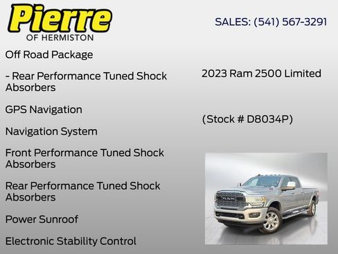 Used 2023 RAM 2500 Limited w/ Towing Technology Group AWD/4WD image 18