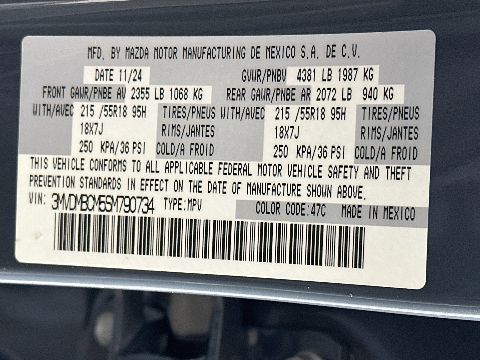 Used 2025 MAZDA CX-30 AWD 2.5 S w/ Preferred Package image 12