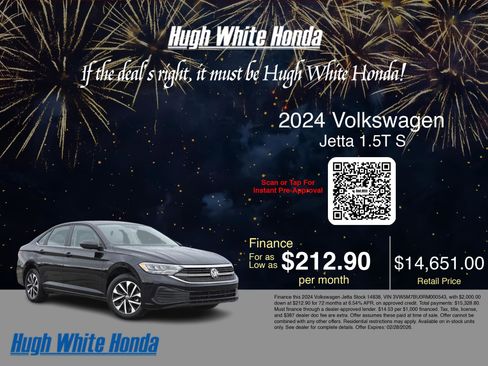 Used 2024 Volkswagen Jetta S image 3