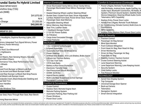 Used 2023 Hyundai Santa Fe Limited image 38