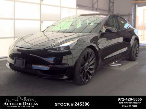 Used 2022 Tesla Model 3 Performance AWD/4WD image 1