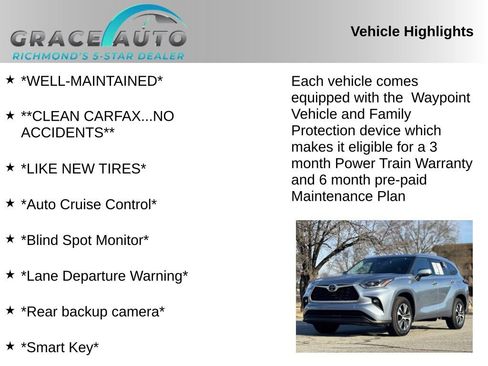 Used 2021 Toyota Highlander XLE image 2