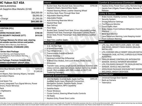 Used 2018 GMC Yukon SLT w/ Premium Edition image 31