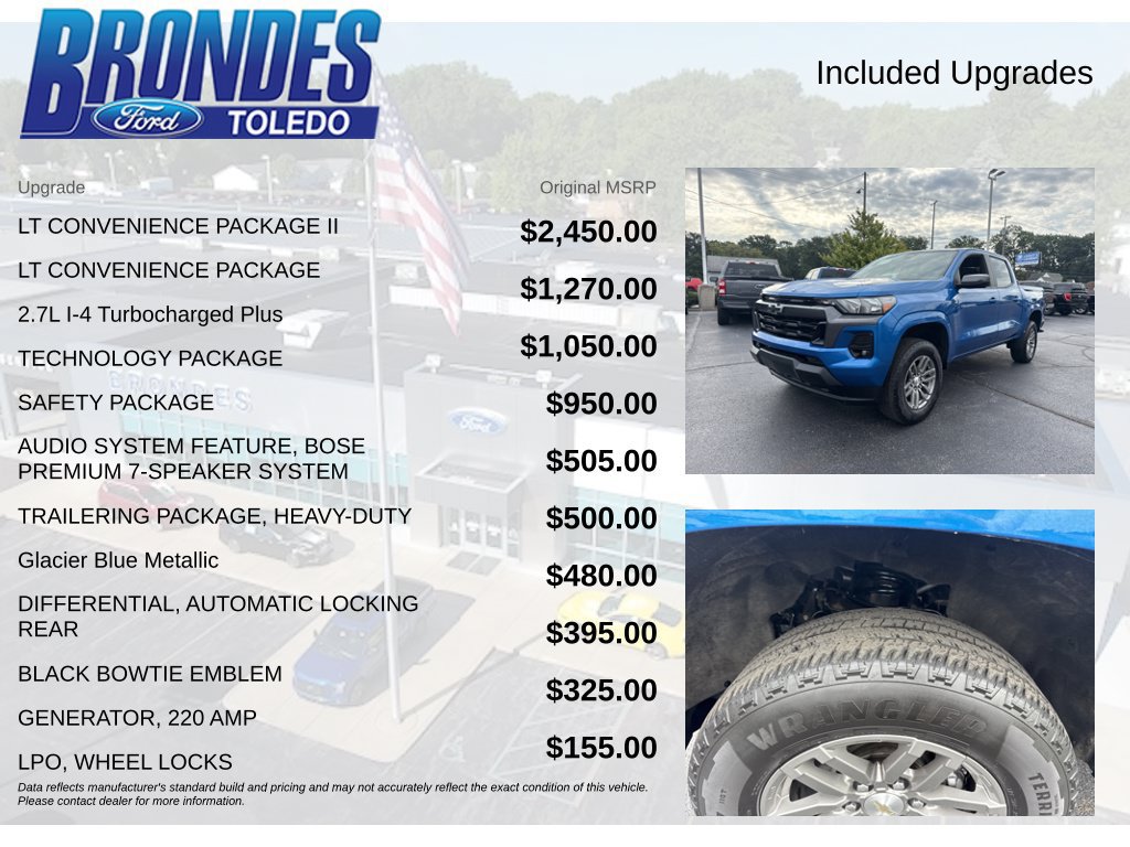 Used 2023 Chevrolet Colorado LT w/ LT Convenience Package II AWD/4WD image 6