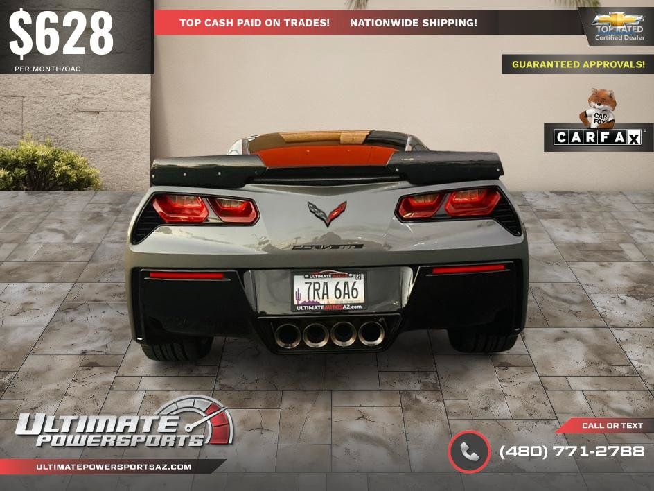 Used 2016 Chevrolet Corvette Stingray Coupe w/ Carbon Flash Badge Package RWD image 64