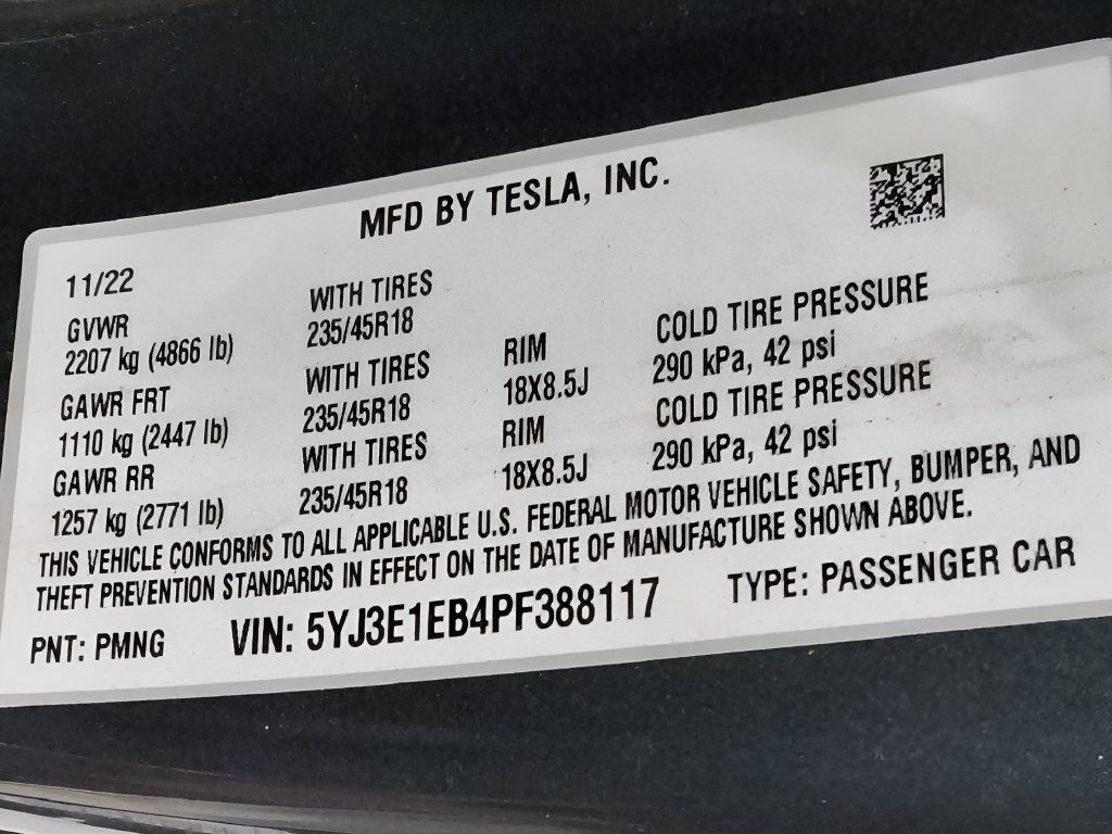 Used 2023 Tesla Model 3 Long Range AWD/4WD image 12
