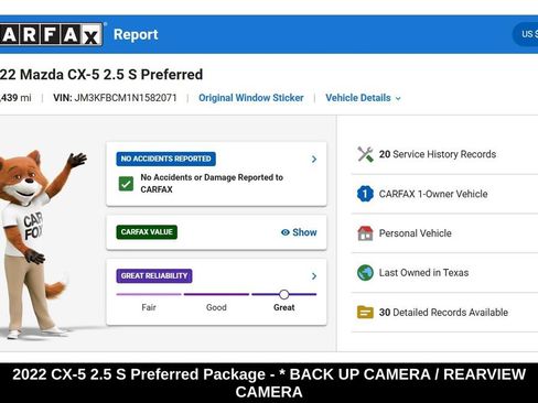 Used 2022 MAZDA CX-5 AWD 2.5 S image 9