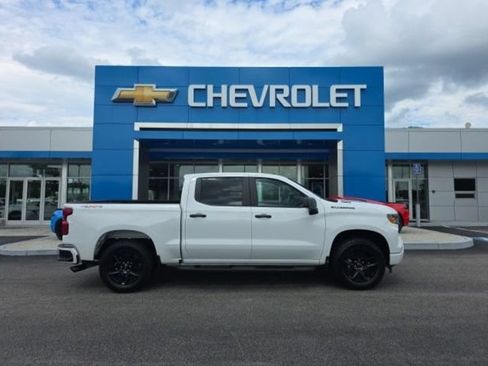 New 2026 Chevrolet Silverado 1500 Custom w/ Turbomax Blackout Package AWD/4WD image 2