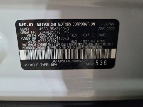 Used 2023 Mitsubishi Eclipse Cross SE AWD/4WD image 33