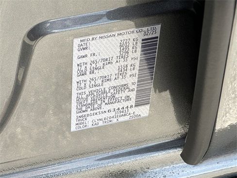 Certified 2025 Nissan Frontier PRO-4X w/ Pro Convenience Package image 33