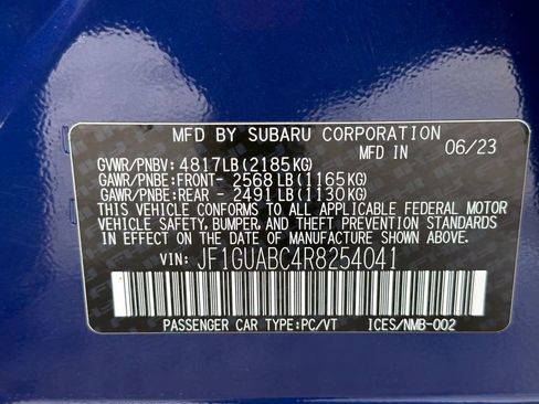 Certified 2024 Subaru Impreza 2.0i image 46