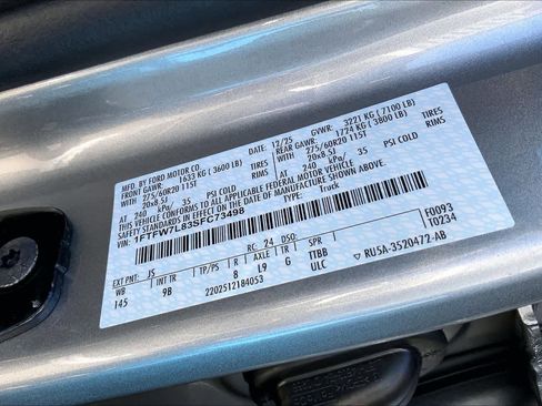 New 2025 Ford F150 Platinum w/ Equipment Group 702A High image 16