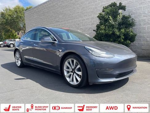 Used 2020 Tesla Model 3 Long Range AWD/4WD image 1