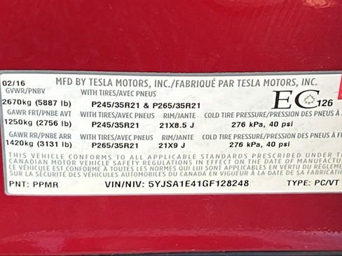 Used 2016 Tesla Model S P90D image 11
