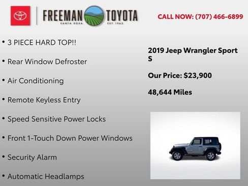 Used 2019 Jeep Wrangler Sport image 10