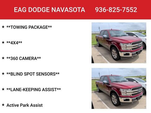 Used 2018 Ford F150 King Ranch w/ Equipment Group 601A Luxury AWD/4WD image 8