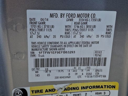 Used 2014 Ford F150 XLT w/ XLT Convenience Package AWD/4WD image 27
