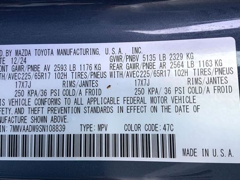 Certified 2025 MAZDA CX-50 AWD 2.5 Hybrid w/ Premium Pkg image 33