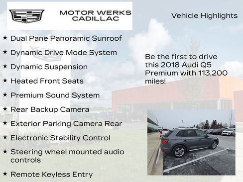Used 2018 Audi Q5 2.0T Premium w/ Convenience Package image 7