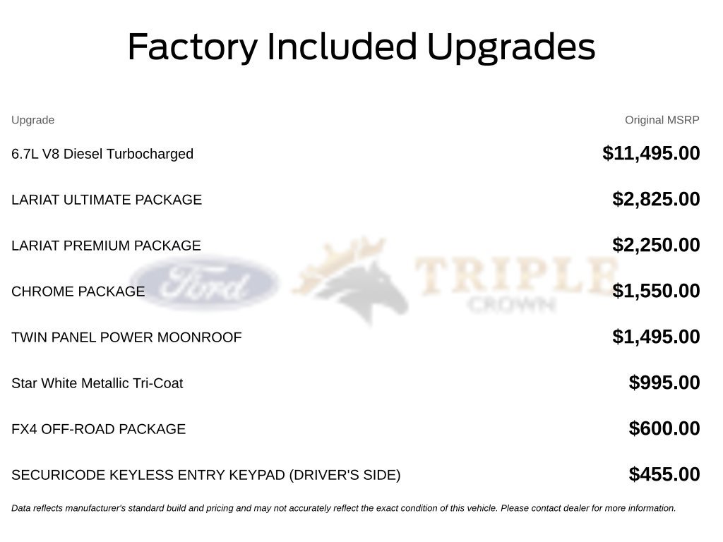 New 2026 Ford F350 Lariat w/ Lariat Ultimate Package AWD/4WD image 11