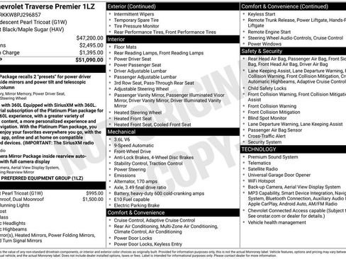 Used 2023 Chevrolet Traverse Premier FWD image 29