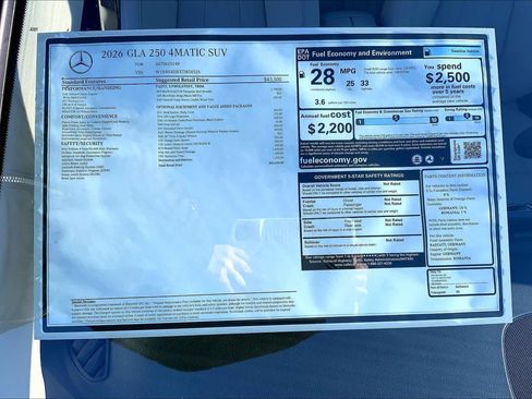 New 2026 Mercedes-Benz GLA 250 4MATIC image 26