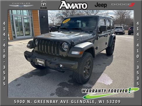 Used 2021 Jeep Wrangler Unlimited Sport image 1
