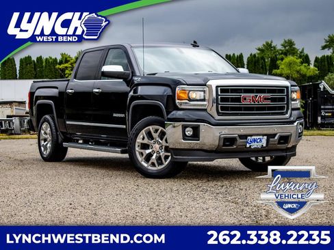 Used 2015 GMC Sierra 1500 SLT w/ SLT Crew Cab Value Package AWD/4WD image 1