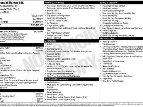 Certified 2024 Hyundai Elantra SEL w/ Convenience Package FWD image 34