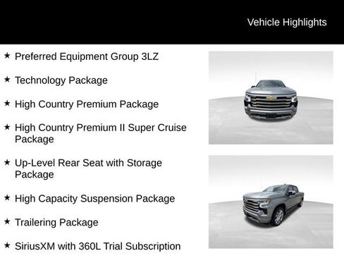Used 2026 Chevrolet Silverado 1500 High Country AWD/4WD image 13