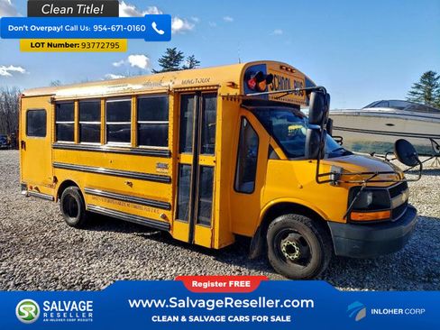 Used 2013 Chevrolet Express 3500 Extended w/ School Bus Package image 1