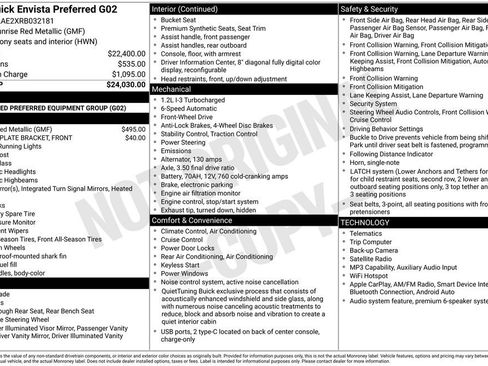 Used 2024 Buick Envista Preferred FWD image 40